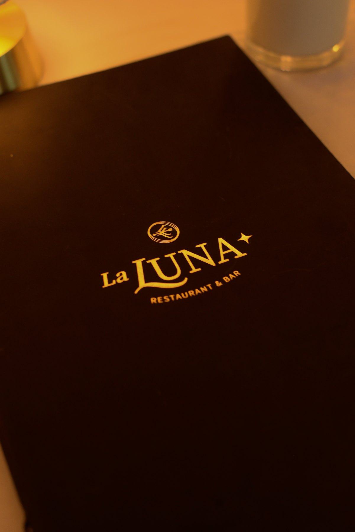 La Luna Abuja — The menu