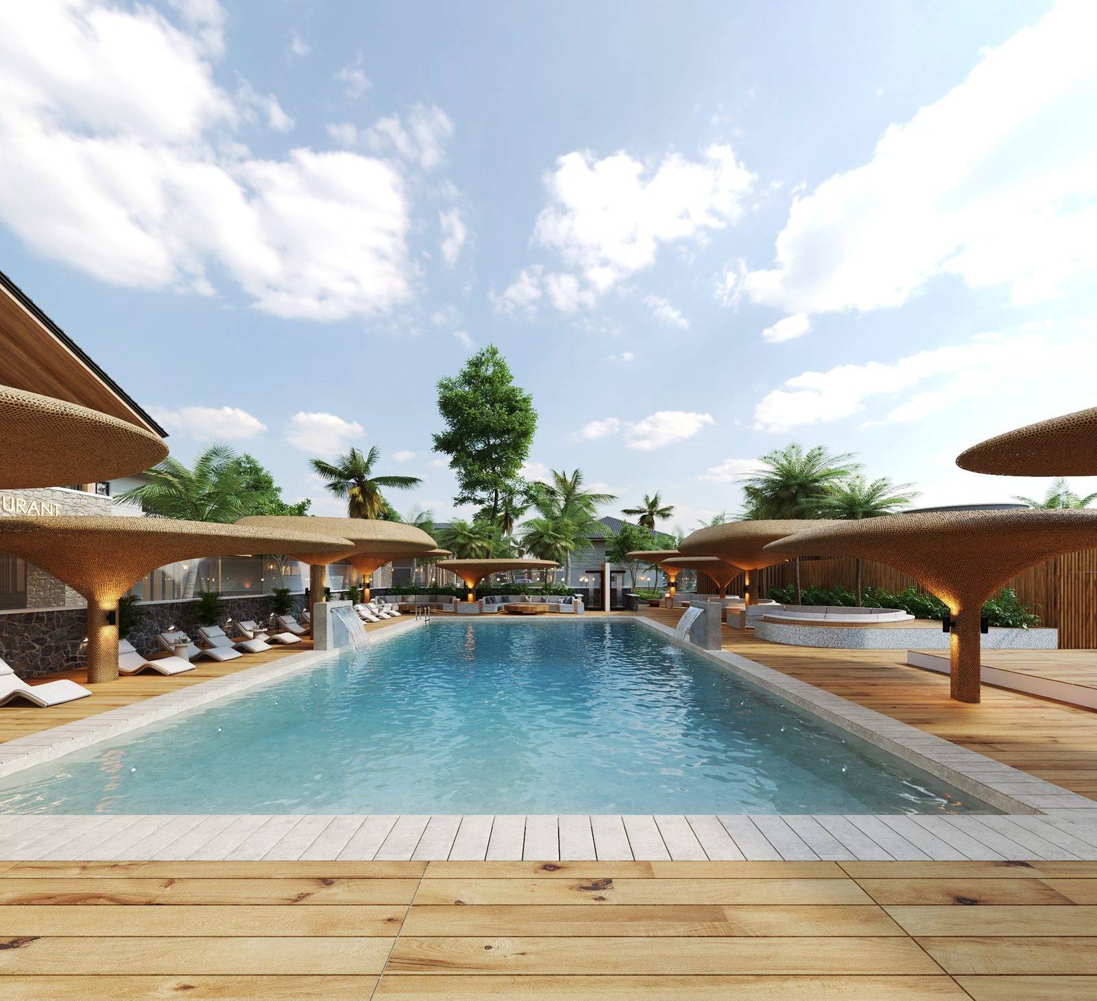 Jefferson Chateau — Resort pool