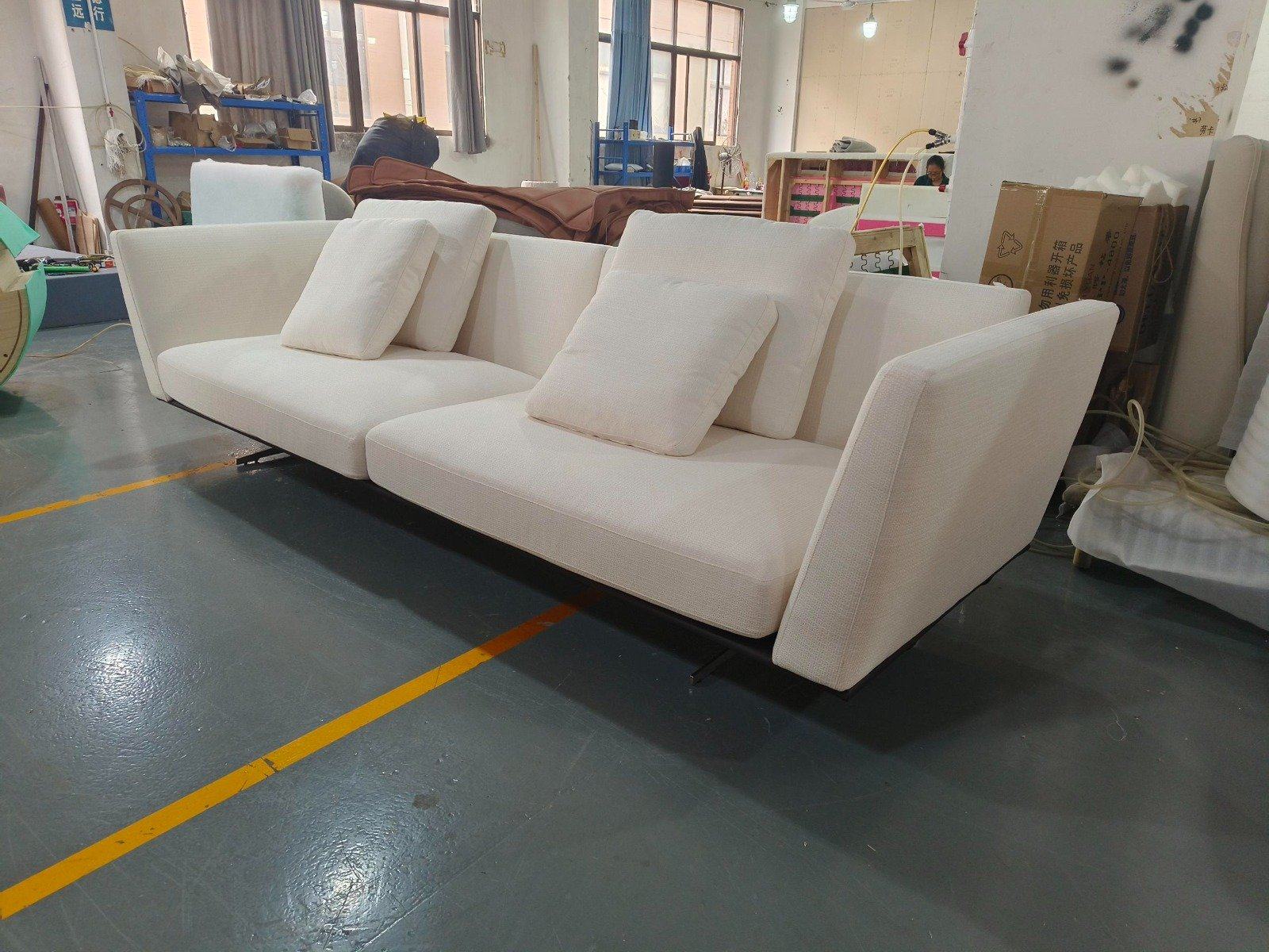 ADO International — Upholstered sofa on the finishing floor