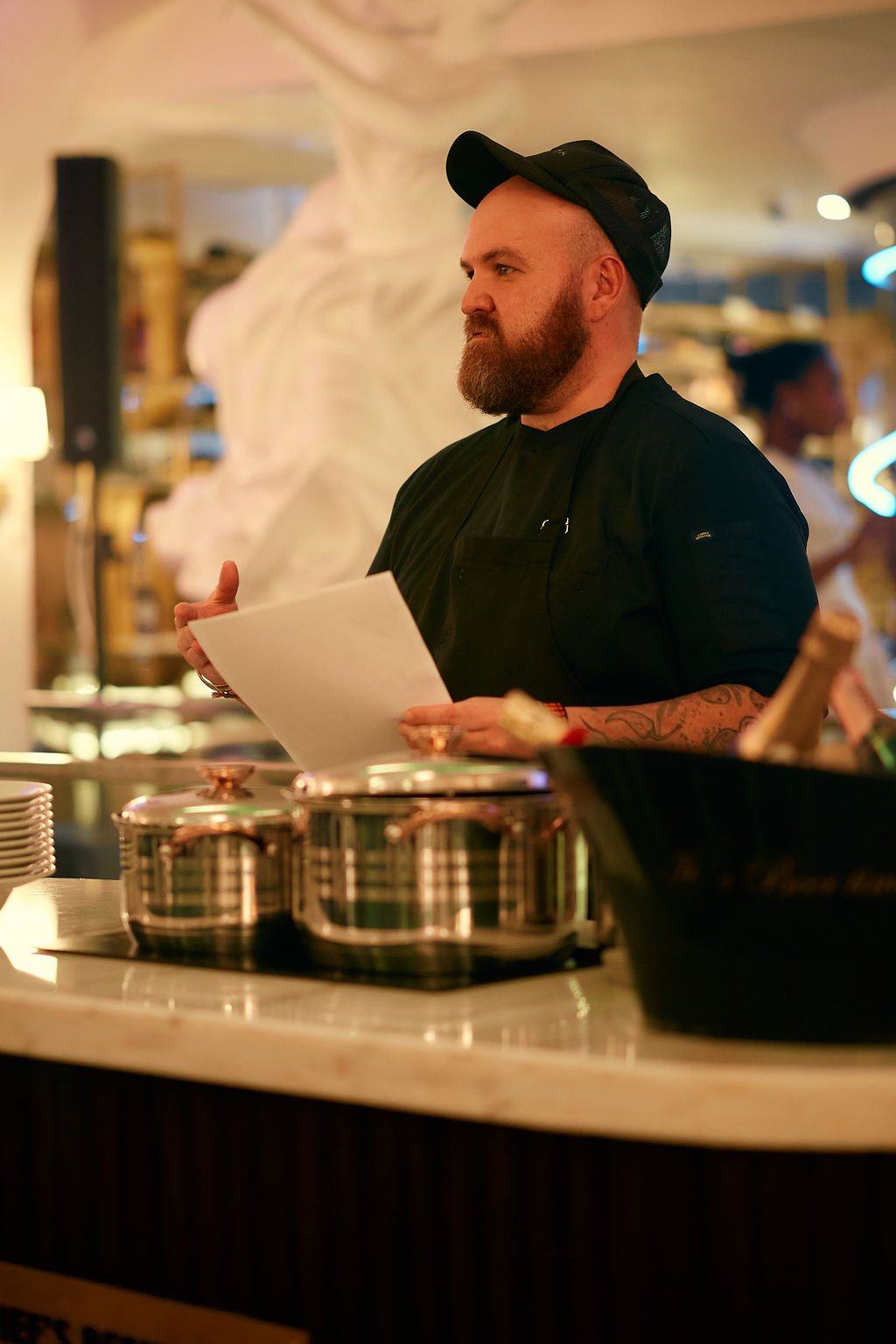 Chef’s Residency at La Luna — Chef at the pass
