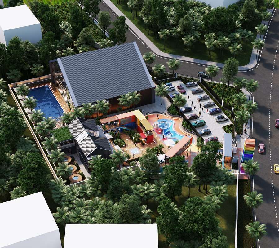 The Playground Ikoyi — Aerial view