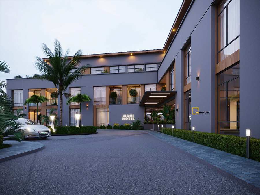 Mahi & C Hotel — Hotel entrance